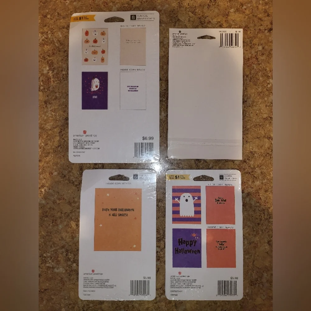 Halloween Greeting Cards & Stickers